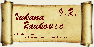 Vukana Rauković vizit kartica